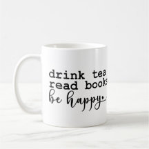 Boire Thé Lire Livres - Réserver Amateurs Café Mug