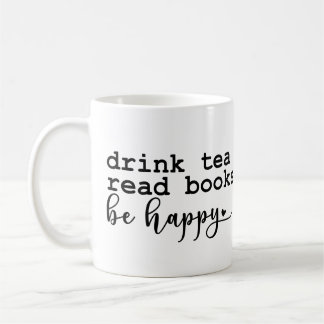 Boire Thé Lire Livres - Réserver Amateurs Café Mug