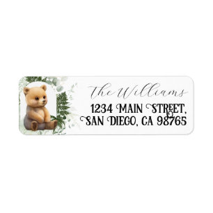 Bois animal Green Forest Book pour bébé