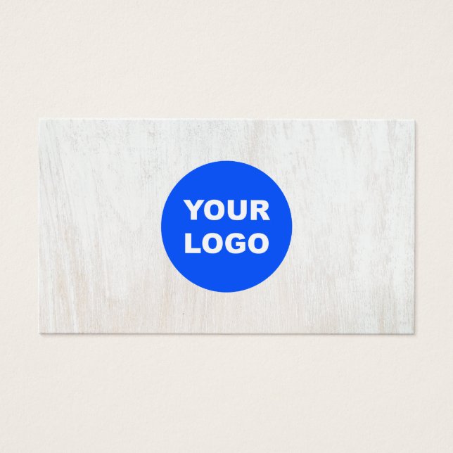Bois Blanc Simple Ajouter Votre Logo (Devant)