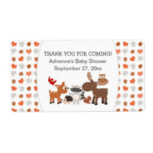 Bois Bouteille d'eau animal ou préférez les étique