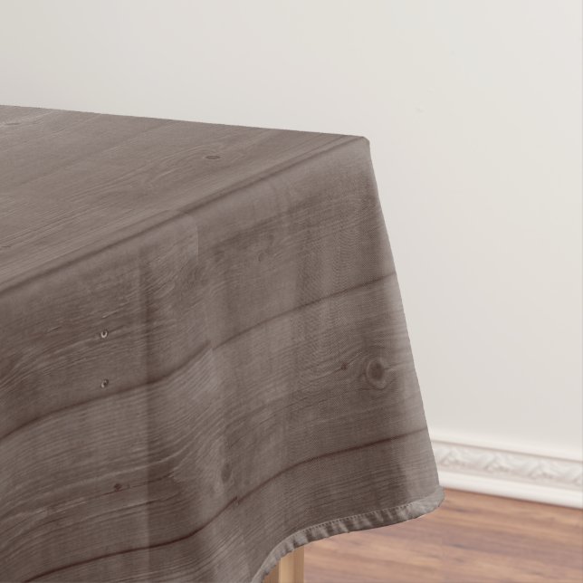 Bois brun foncé grain comté chic nappe (In Situ)