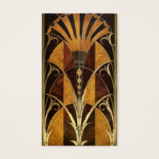 Bois Burl Art Déco (Devant)