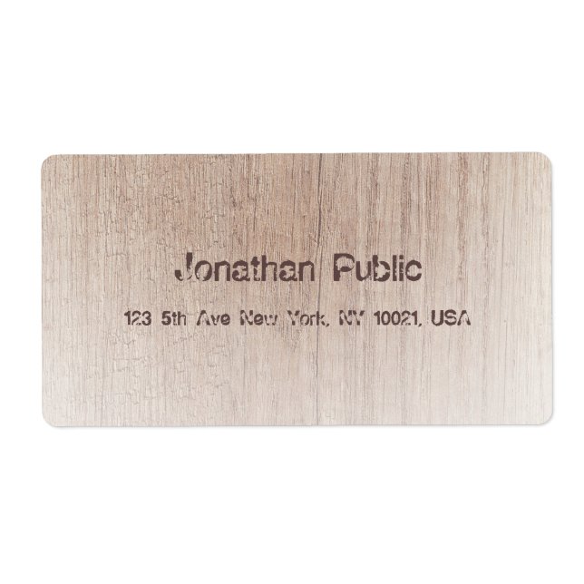 Bois de tableau look Distressed Texte Modèle Livra (Devant)