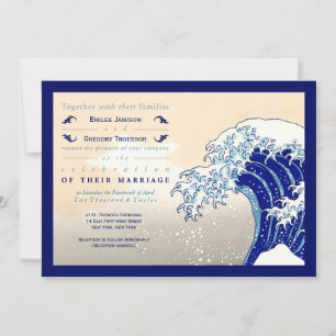 Bois japonais Imprimer les invitations de mariage