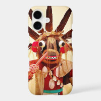 Bois kachina doll photo mignon drôle visage bête