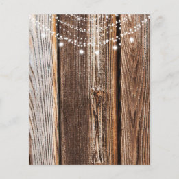 Bois romantique rustique et papier d'éclairage du 