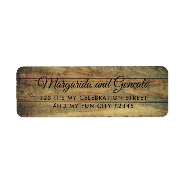 Bois rustique à l'air simple usé Texture Brown (Devant)