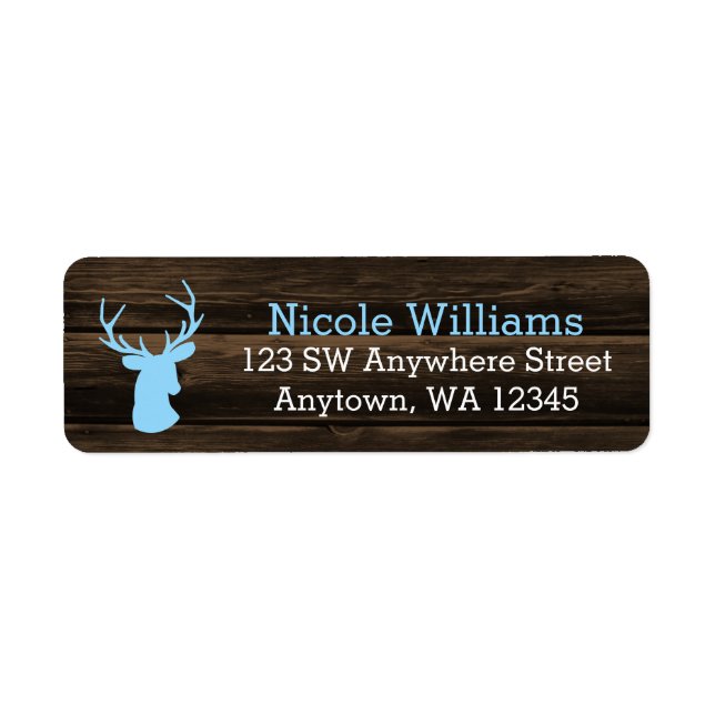 Bois rustique Buck Deer (Devant)