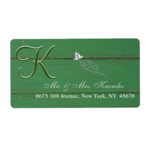 Bois rustique de la grange verte