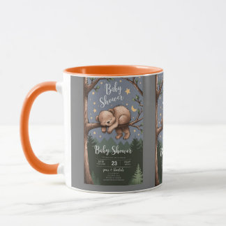 Bois Sleepy Bear Coffee Mug | Cosy Forest Anim