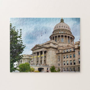Boise Capitale Idaho. Vœux de Noël Puzzle