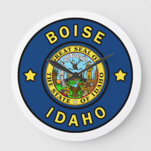 Boise Idaho Large Clock
