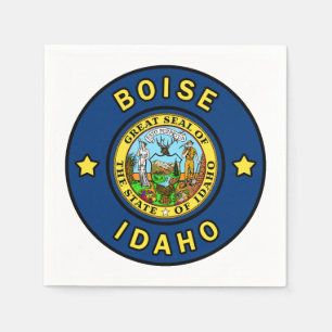 Boise Idaho Napkin