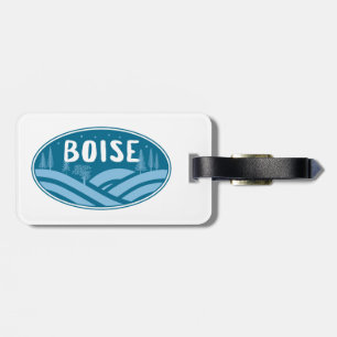 Boise Idaho Outdoors Luggage Tag