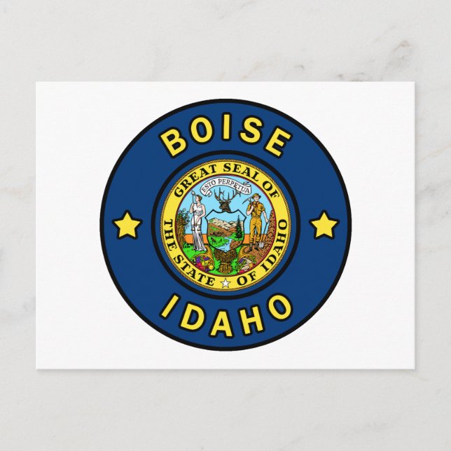 Boise Idaho Postcard (Front)