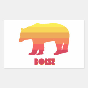 Boise Idaho Rainbow Bear Sticker