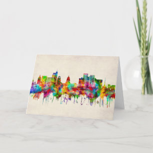 Boise Idaho Skyline Holiday Card