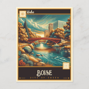 Boise, Idaho Vintage Postcard