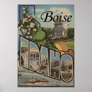Boise, IdahoLarge Letter ScenesBoise Poster