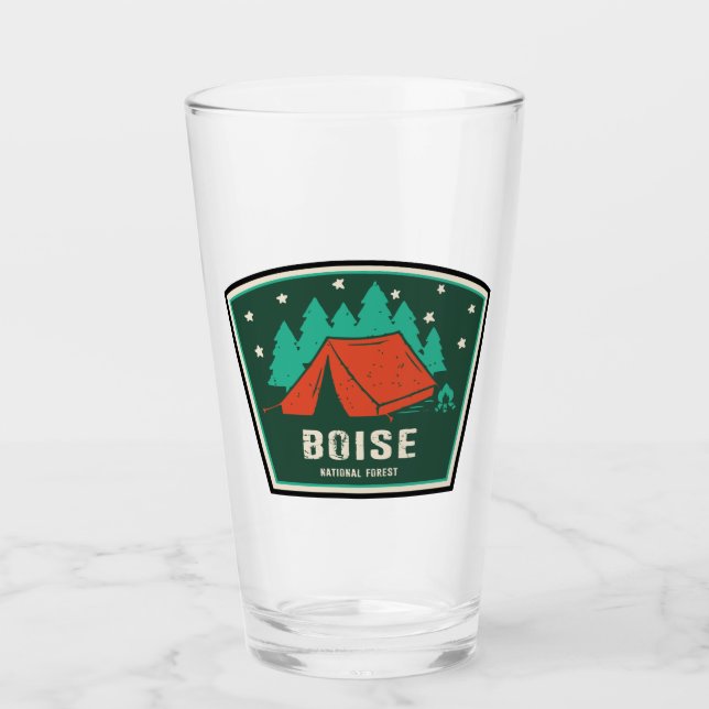 Boise National Forest Camping Glass (Front)