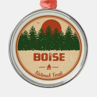 Boise National Forest Metal Ornament