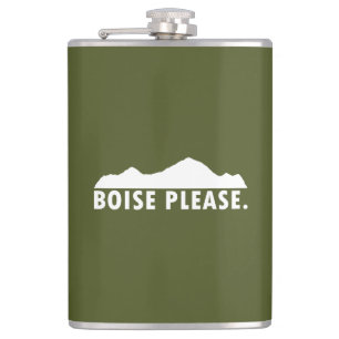 Boise Please Hip Flask
