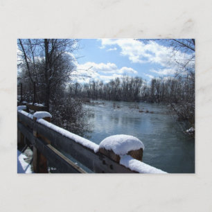 Boise River Bridge Postcard