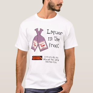 Boisson alcoolisée dans… le T-shirt avant