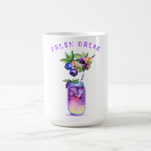 Boisson Blueberry fraîche Design Café Mug