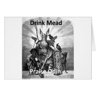 Boisson Mead - éloge Odin