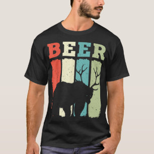 Boisson Vintage amusante - T-shirt bière de cerf d