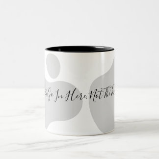 Boissons Aller ici, pas la table! mug Citer drôle