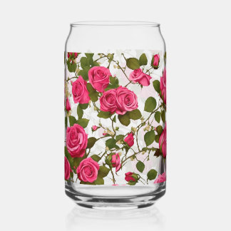Boissons Ensemble Pétales Rosy Motif en verre sans