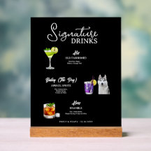Boissons Signature pour Mariage de Modern Dog Bar 