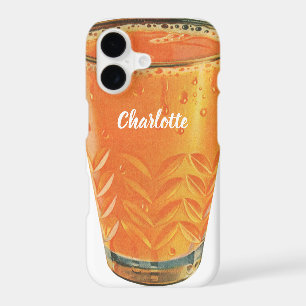 Boissons Vintage, Verre de Jus d'Orange Petit Déje