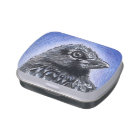 Étain de sucrerie d'art de Raven