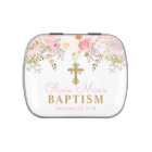 Rose Garden Girl Baptême Candy Tin