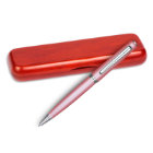Boîte à cadeaux avec stylo à bille rose