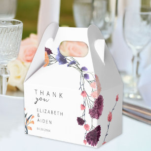 Boite à Mariage floral Geschenkschachtel