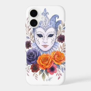 Boîte à monogramme avec Masques et Roses de Venise