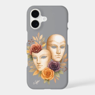 Boîte à monogramme Masques & Roses Venitiens Dorés