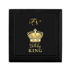 Anniversaire King Gold Couronne Royal Monogramme L