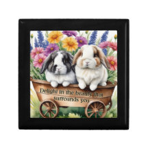 Belle Lapin Lapin Lop Joli Keepsaké