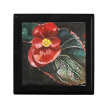 Dark Begonia en aquarelle