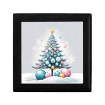 Ornement Pastel Bleu Rose Noël Surdimensionné