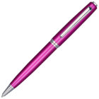 Boîte cadeau avec stylo à bille à revêtement pourp