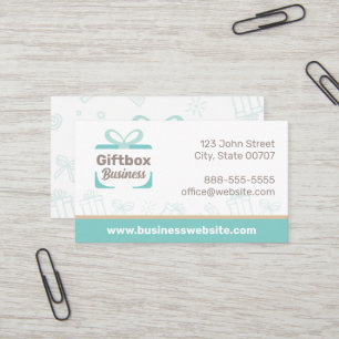 Boîte Cadeau Cute Carte de visite actuel