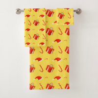 Boîte cadeau de Noël sucre de canne chapeau de Noë