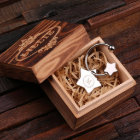 Boîte cadeau et Porte - clé de charme Monogram Sta